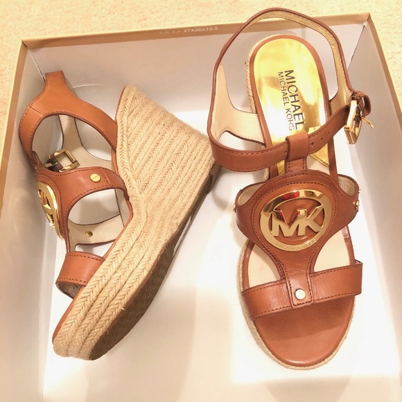 michael kors aubrey charm sandals